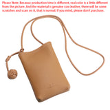 Royal Bagger Portable Mini Stylish Crossbody Bag, Luxury Genuine Leather Mobile Phone Bag with Shoulder Strap for Women 1874