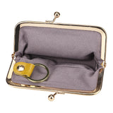 Royal Bagger Kisslock Coin Purse for Women Genuine Cow Leather Vintage Lipstick Storage Bag Mini Evening Bag Change Pouch 1498